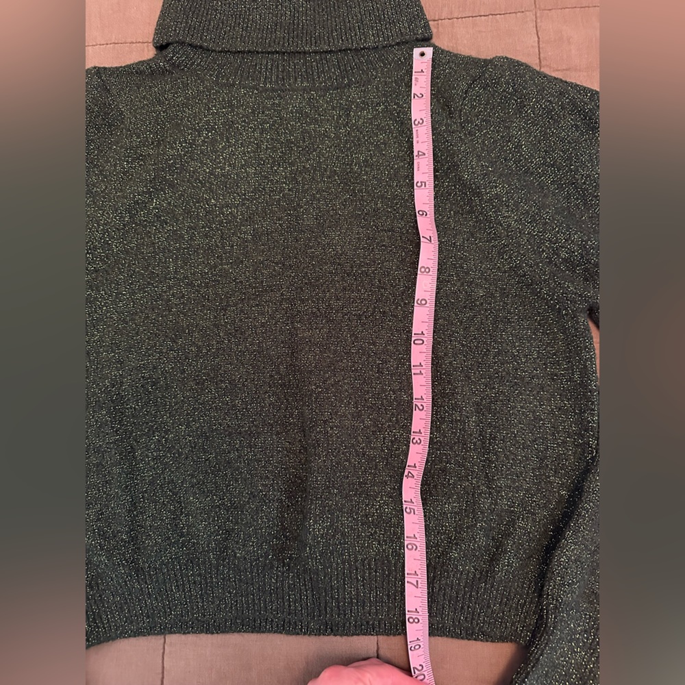 Mango Metallic Thread Turtle Neck Sweater - image 3